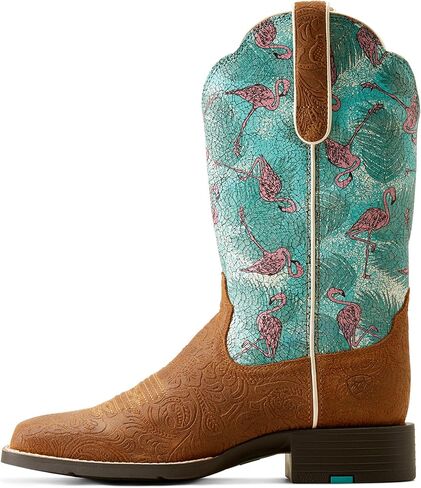 Ariat Women's Round Up Wide Square Toe Western Boot in Saudi Arabia