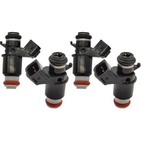 Amrxuts 4pcs 16450-PLD-003 Fuel Injectors for 2001-2002-2003-2004-2005 Honda Civic 1.7L L4, 2001-2005 Acura EL FJ637, FIJ0063, 16450PLD003, 84212282