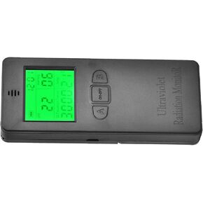 جهاز مراقبة الإشعاع فوق البنفسجي، كاشف للأشعة فوق البنفسجية مع شاشة عرض رقمية LCD، مقياس ضوء الشمس مع نطاق 0-3000 وات / سم²، قياس درجة حرارة الإشعاع للاستخدام الداخلي والخارجي in Kuwait