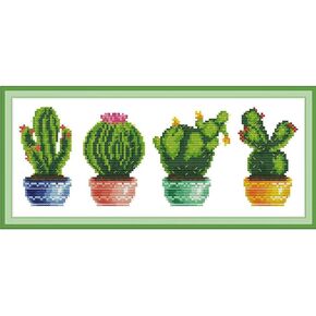 Bilrost Cross Stitch Kits for Beginners Needlepoint Kits for Adults Stamped Cross Stitch Kits for Adults DIY 14CT Embroidery Patterns Stitches Kit-Beside The House 20.47x24.41 inch