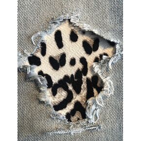 Animal Print Peek-A-Boo Stretch Jean Patches - Iron On by Holey Patches