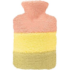 Hot Water Bottle with Soft Premium Cover, 1.5L Hot Water Bag for Menstrual Cramps, Neck and Shoulder Pain Relief, Hot and Cold Therapies, Hand Feet Warmer