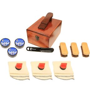 FeetPeople Shoe Polish Premium Valet Shoe Shine Kit, 1 Kit