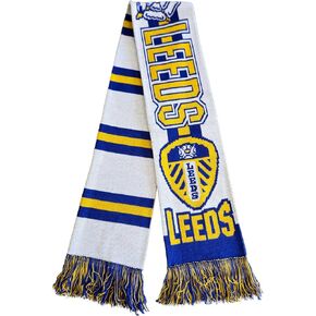 Leeds United FC | Soccer Fan Scarf | Premium Acrylic Knit