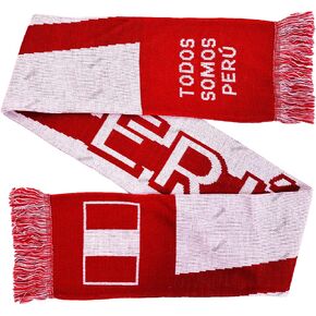 Peru Soccer Knit Scarf
