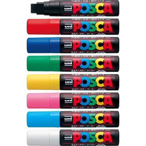 UNI POSCA PC-17K"FULL RANGE ALL 8 COLOURS"