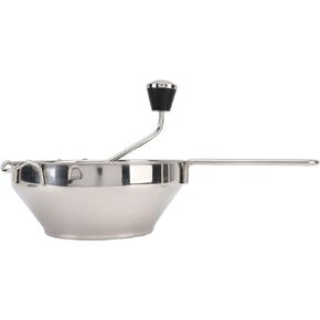 Manual Food Mill, Ergonomic Food Mill Stainless Steel Milling Handle Stainless Steel Bowl Rotary Food Mill for Tomato Sauce Applesauce Mashed Potatoes Baby Food