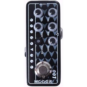 MOOER 013 -MATCHBOX Micro Preamp Dual Channel Preamp Modified Version of a Classic American Style 30Watt Combo