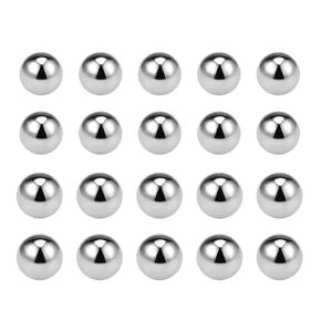 uxcell 12mm, 11mm Bearing Balls 304 Stainless Steel Precision Balls 40pcs