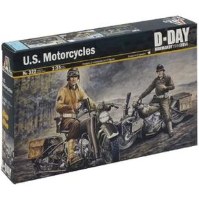 Italeri 1: 35 U.S. Motorcycles WWII 0322S