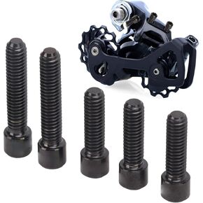5Pcs Derailleur Fixing Screw M4 3Pcs 13.5 2Pcs 20mm Alloy Rustproof Cage Screws for Mountain Bike