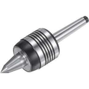 uxcell MT1 Live Center, Morse Taper Precision Medium Duty Rotary Live Center Tool for CNC Lathe Metal High Speed Turning Revolving Milling