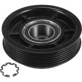 X AUTOHAUX 1 Set AC Compressor Clutch Replacement for Mercedes C300 C350 2008-2012 Black