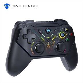 وحدة تحكم الألعاب اللاسلكية Machenike G3S لأجهزة الكمبيوتر التي تعمل بنظام Windows، وSwitch، وIOS&Android، ومحركات اهتزاز مزدوجة بإضاءة خلفية LED، وأوضاع اتصال مزدوجة، ووحدة تحكم الكمبيوتر بالتوصيل والتشغيل