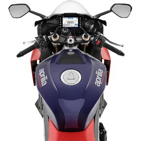 STOMPGRIP Premium Motorcycle Tank Protector | Icon | Stock Collection | 3D Design | Universal Fit | Black
