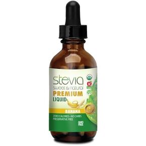 Stevia Sweet & Natural Banana Stevia International 1 oz (30 ml) Liquid in Saudi Arabia