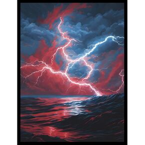 MTG (Izzet Blue/Red Storm) - 100ct Matte TCG Card Art Sleeves by Ai Armor