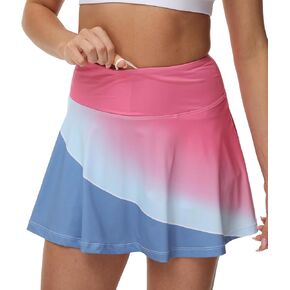 UPSOWER Women's Tennis Skirts Golf Skorts with Pockets High Waisted Inner Shorts Athletic Workout Pleated Skirts in Kuwait