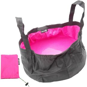 TRENDBOX Foldable Wash Basin Sink Water Bag Portable Mini 8.5L for Footbath Camping Hiking Outdoor Durable Design