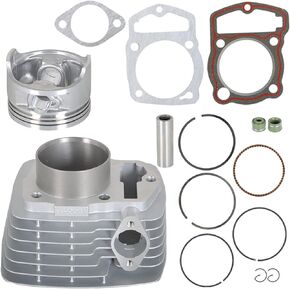 labwork Cylinder Piston Rings Kit 196CM 63.5mm Bore 200cc Replacement for Honda ATC200 XL185 XL200
