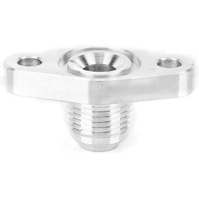 Turbo Oil Return Flange,Turbo Oil Return 8AN Drain Flange 1.5in Fit for Garrett GT15 GT17 IHI RHF4 TD04