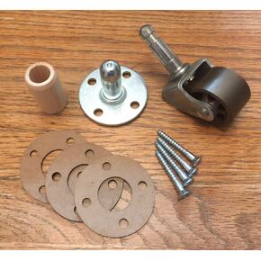 1-3/8" Piano Rear Caster for Spinet/Console Vertical Pianos w Hardware