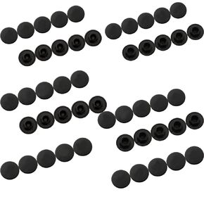 YehVeh 50 Pack M5 + M6 Screw Caps Covers Hexagon Hole Anti-Dust Protection Nylon Nut Locknut Stopper for Hexagon Allen Socket Cap Screws Bolts Mountain Bike Road Bicycle Cycling