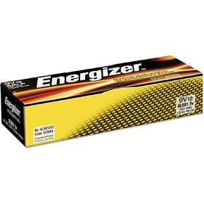 12pk Energizer 9v Industrial Battery Commercial Only