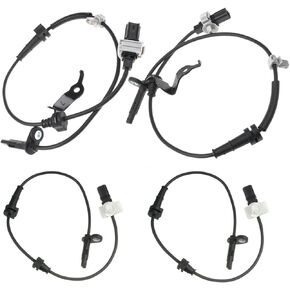 TRSFO Set of 4pc Front + Rear ABS Wheel Speed Sensors for 2013 2014 2015 2016 2017 Honda Accord
