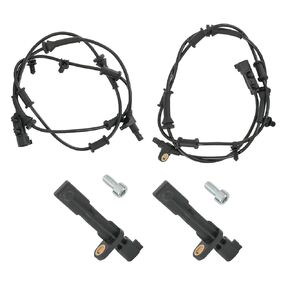 RADHLBNIU ABS Wheel Speed Sensor Compatible with JEE-p Wrangler 3.6L 3.8L 2007-2017, Replace 68003281AA 68003281AC, Front + Rear Left & Right 4PCS