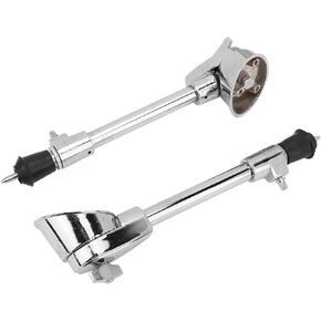 Drum Spurs, 2 Pcs Adjustable Bass Drum Stand Legs, Drum Feet Part Instrument Accessory, Non Skid Drum Spurs Foot Pedal Bracket Replacement Accessory