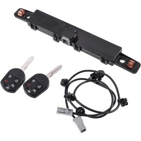 ACROPIX Car Auto Remote Start System Kit Fit for Ford F150 Edge with 2 Remote Key Fob and Antenna Jumper Wire - Pack of 3 Black