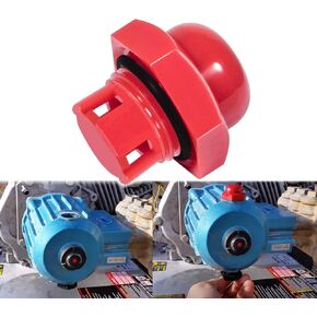 Yoursme Oil Fill Replacement Cap 514009761 547961 with O-Ring Seal Replace for Cat Pumps 2SF 2DX 3DX 3SP Pressure Washer Cap Red