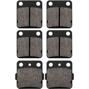 Front and Rear Brake Pads for Yamaha Blaster 200 YFS200 Warrior 350 YFM350 Banshee 350 YFZ350 Wolverine 350 YFM350 Raptor 125 YFM125