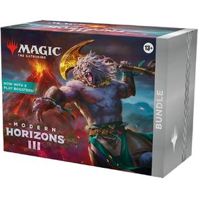 Magic: The Gathering Modern Horizons 3 Bundle - 9 Play Boosters, 30 Land Cards + Exclusive Accessories