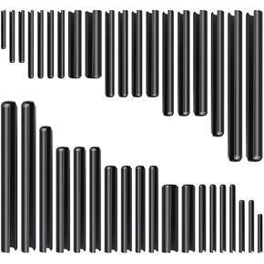 450 Pcs Split Spring Pin Assortment Set with Storage Case M2 M2 M3 M4 M5 M6 M2 M7 M8 M9 M10 Spring Steel Pins Black Dowel Tension Slotted Pin for Home Improvement Automotive Machine Repair Tool