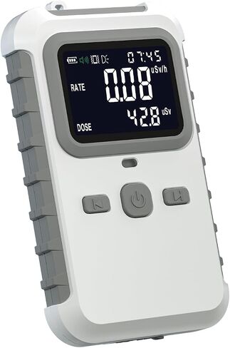 Nuclear Radiation Detector - Radiation Dosimeter with LCD Display, Stylish and Lightweight Beta Gamma X-ray Rechargeable Radiation Monitor Meter，You Can Use Anywhere in Saudi Arabia