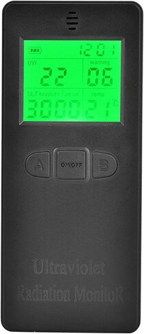 جهاز مراقبة الإشعاع فوق البنفسجي، كاشف للأشعة فوق البنفسجية مع شاشة عرض رقمية LCD، مقياس ضوء الشمس مع نطاق 0-3000 وات / سم²، قياس درجة حرارة الإشعاع للاستخدام الداخلي والخارجي in Kuwait