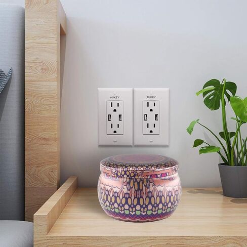 علب الشموع من TOKSEO 24 قطعة، 118 مل، 2 نمط من الحاويات المعدنية المستديرة للشموع التي تصنعها بنفسك، والفنون والحرف اليدوية، والتخزين، وهدايا العطلات in Kuwait