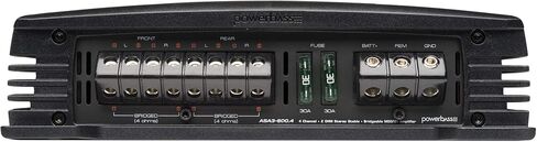 مضخم صوت Powerbass ASA3-600.4 بقوة 200 وات ذو 4 قنوات in Kuwait