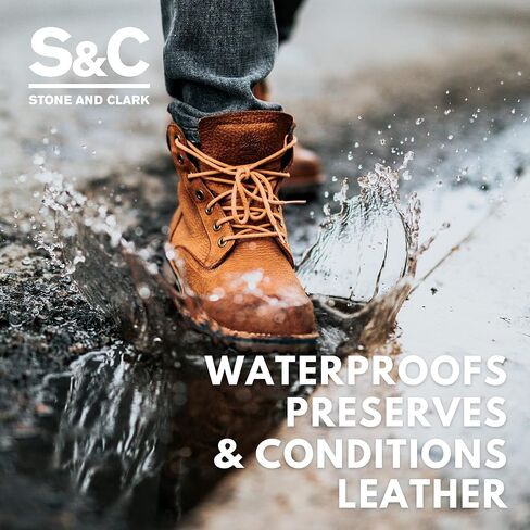 مجموعة أساسيات العناية بالأحذية من ستون آند كلارك - مجموعة تلميع الأحذية البنية الفاخرة ومجموعة بلسم زيت المنك in Kuwait