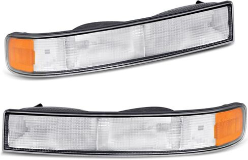 Pair of OE Style Front Bumper Parking/Turn Signal Lights Compatible with 2003-2022 Chevy Express|GMC Savana 1500 2500 3500 Driver Side and Passenger Side in Kuwait