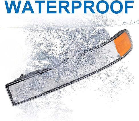 Pair of OE Style Front Bumper Parking/Turn Signal Lights Compatible with 2003-2022 Chevy Express|GMC Savana 1500 2500 3500 Driver Side and Passenger Side in Kuwait