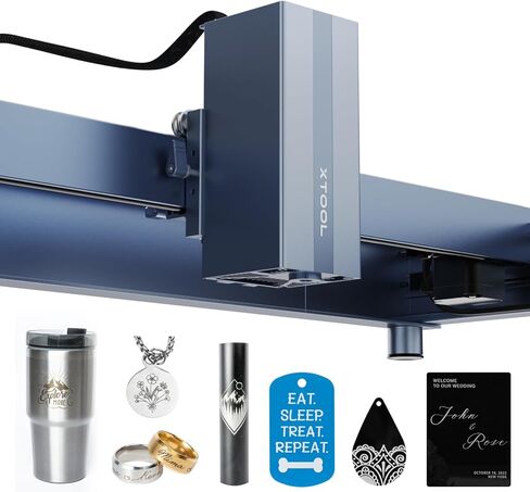 وحدة ليزر بالأشعة تحت الحمراء xTool 1064 نانومتر لـ D1 Pro، نقطة ليزر فائقة الدقة 0.03 مم، رأس ليزر بقوة 15 كيلو وات للهدايا الشخصية وصياغة المجوهرات، للمعادن والذهب والفضة والمجوهرات والألومنيوم والبلاستيك... in Kuwait