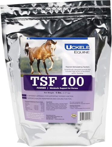 مكمل حصان يوكلي إكوين TSF 100 - مسحوق دعم التمثيل الغذائي للخيول - مكمل معدني للخيول - 5 رطل (رطل) in Kuwait