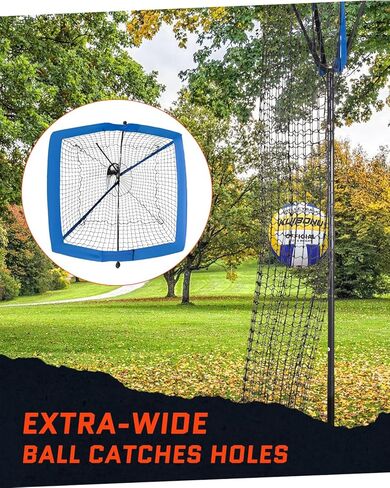 شبكة تدريب كرة الطائرة KuiBonu - شبكة هدف للكرة الطائرة بارتفاع قابل للتعديل | لعبة الكرة الطائرة بقاعدة فولاذية متينة | مثالية للتقديم والتدريب على الرمي والإعداد in Kuwait