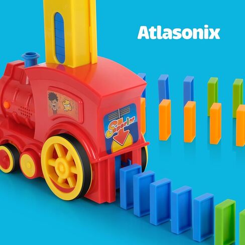 مجموعة قطار 220 دومينو للأولاد والبنات لعبة عيد ميلاد هدايا إبداعية للأعمار 3 4 5 6 7 8 9 10 آلة مونتيسوري الدومينو أداة ضبط الرالي الأوتوماتيكية تجربة وضع لعبة المكدس مسارات ملونة in Kuwait