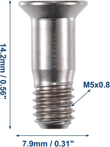 ACROPIX M5x14.2mm دراجة هوائية عالمية مسامير عجلة Derailleur الخلفية - حزمة من 2 in Saudi Arabia