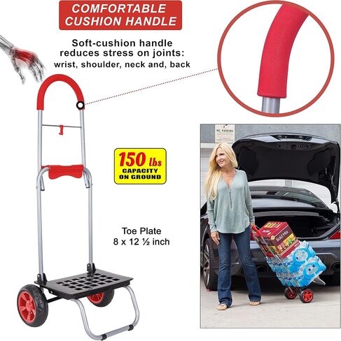 منتجات dbest Trolley Dolly MM، أداة مساعدة لعربة اليد السوداء للحديقة in Kuwait