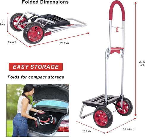 منتجات dbest Trolley Dolly MM، أداة مساعدة لعربة اليد السوداء للحديقة in Kuwait